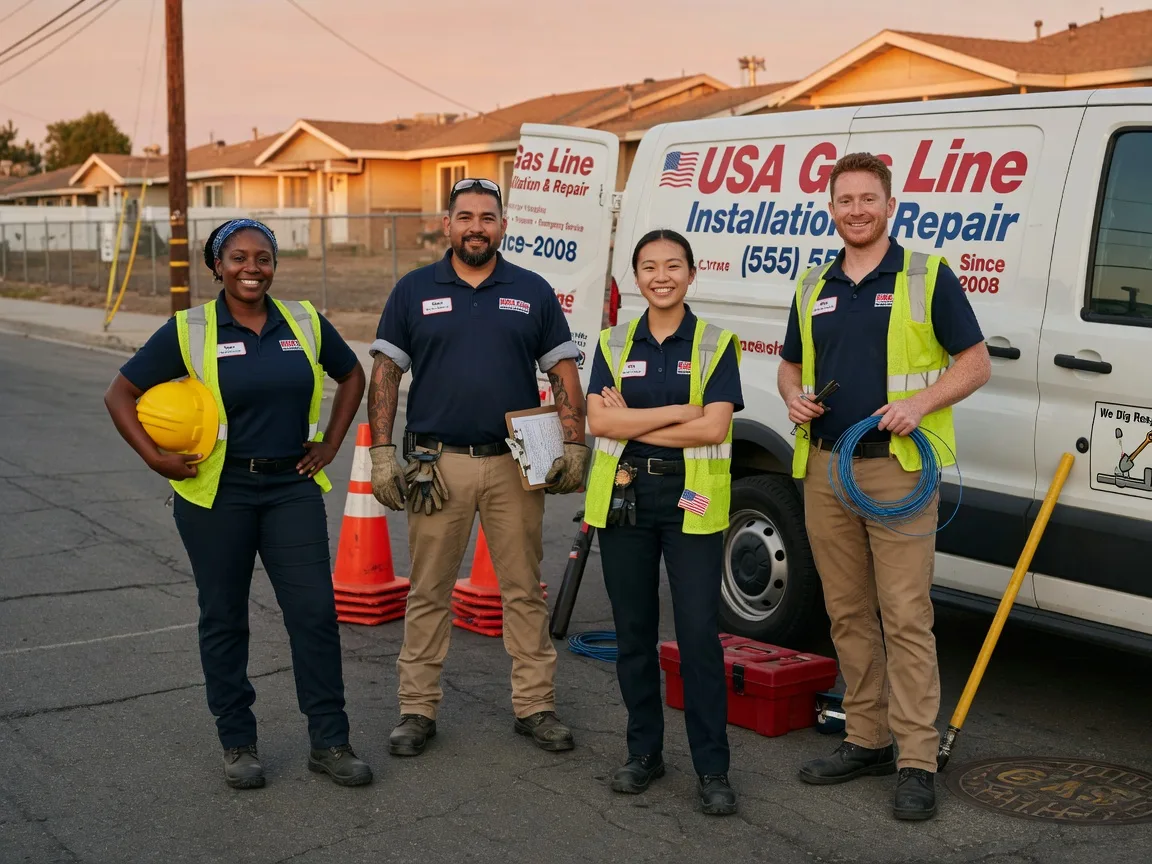 Gas Line Installation company in Bellmont, IL